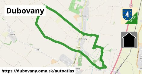 ikona Mapa autoatlas v dubovany