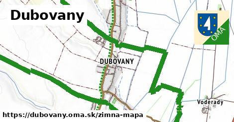 ikona Dubovany: 0 m trás zimna-mapa v dubovany