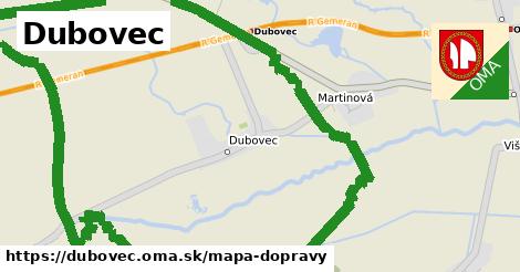 ikona Mapa dopravy mapa-dopravy v dubovec
