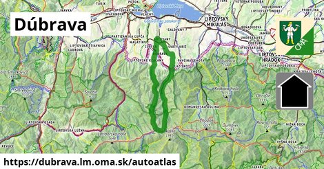 ikona Mapa autoatlas v dubrava.lm