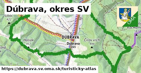 ikona Turistická mapa turisticky-atlas v dubrava.sv