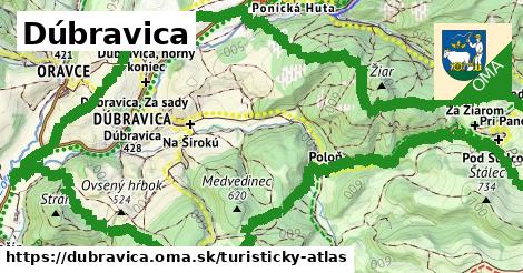 ikona Turistická mapa turisticky-atlas v dubravica