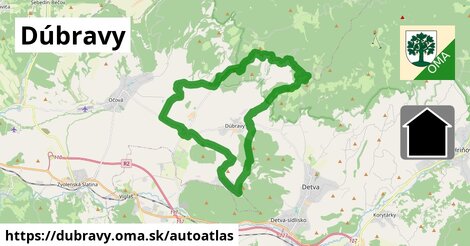 ikona Mapa autoatlas v dubravy