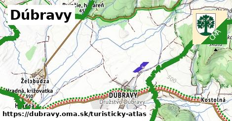 ikona Turistická mapa turisticky-atlas v dubravy