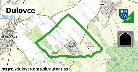 ikona Mapa autoatlas v dulovce