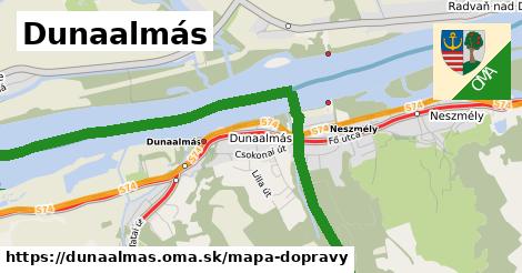 ikona Mapa dopravy mapa-dopravy v dunaalmas