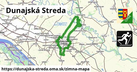 ikona Zimná mapa zimna-mapa v dunajska-streda