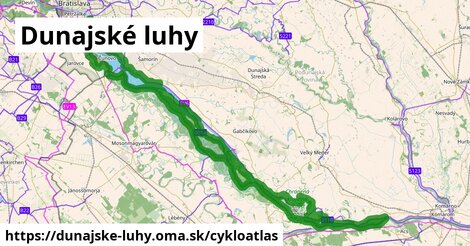 ikona Cyklo cykloatlas v dunajske-luhy