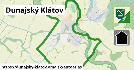 ikona Mapa autoatlas v dunajsky-klatov