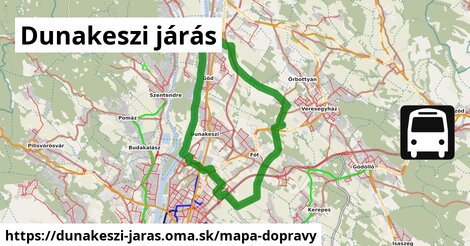 ikona Mapa dopravy mapa-dopravy v dunakeszi-jaras