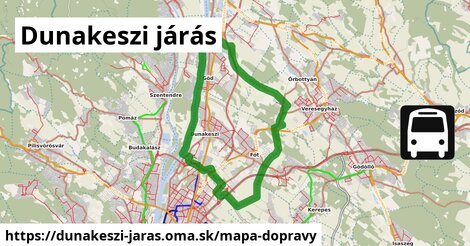 ikona Mapa dopravy mapa-dopravy v dunakeszi-jaras