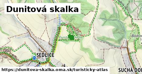 ikona Turistická mapa turisticky-atlas v dunitova-skalka