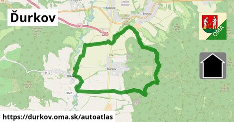 ikona Mapa autoatlas v durkov