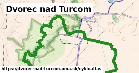 ikona Dvorec nad Turcom: 1,20 km trás cykloatlas v dvorec-nad-turcom