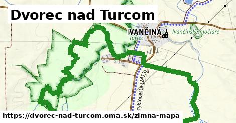 ikona Dvorec nad Turcom: 0 m trás zimna-mapa v dvorec-nad-turcom