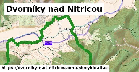 ikona Dvorníky nad Nitricou: 1,88 km trás cykloatlas v dvorniky-nad-nitricou