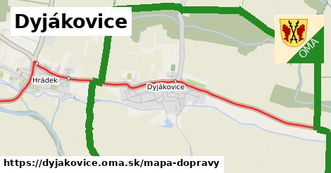 ikona Mapa dopravy mapa-dopravy v dyjakovice