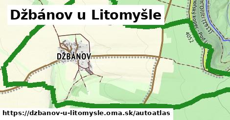 ikona Mapa autoatlas v dzbanov-u-litomysle