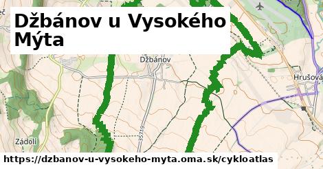 ikona Cyklo cykloatlas v dzbanov-u-vysokeho-myta