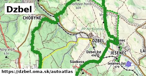 ikona Mapa autoatlas v dzbel