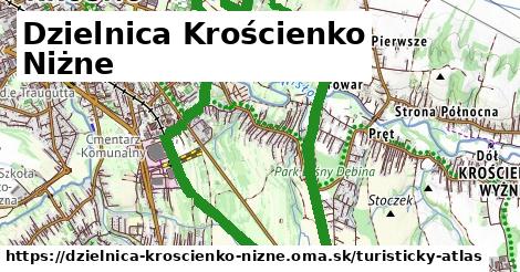 ikona Turistická mapa turisticky-atlas v dzielnica-kroscienko-nizne