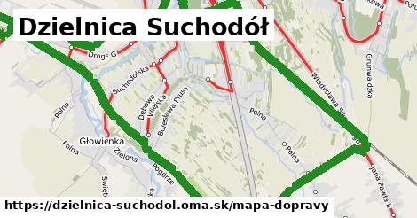 ikona Mapa dopravy mapa-dopravy v dzielnica-suchodol