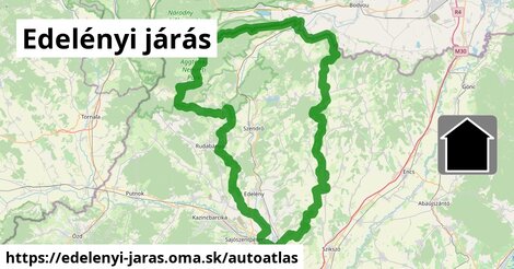 ikona Mapa autoatlas v edelenyi-jaras