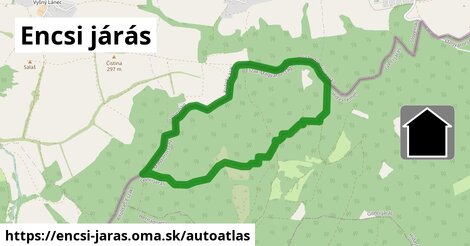 ikona Mapa autoatlas v encsi-jaras