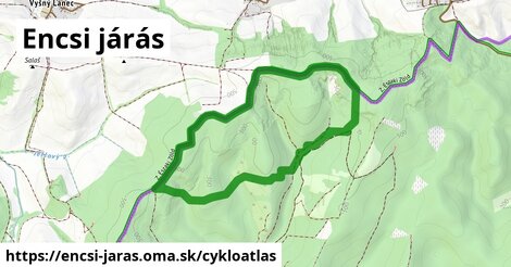 ikona Cyklo cykloatlas v encsi-jaras