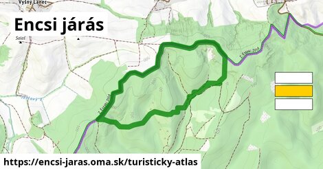 ikona Turistická mapa turisticky-atlas v encsi-jaras