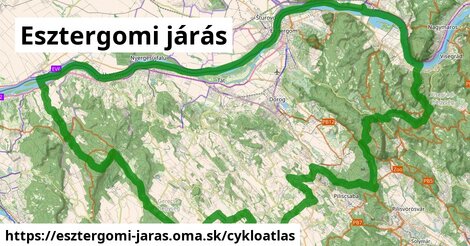 ikona Cyklo cykloatlas v esztergomi-jaras