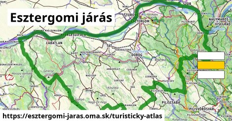 ikona Turistická mapa turisticky-atlas v esztergomi-jaras