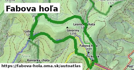 ikona Mapa autoatlas v fabova-hola