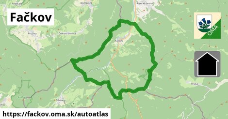 ikona Mapa autoatlas v fackov