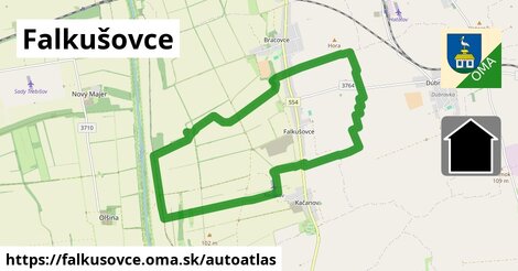 ikona Mapa autoatlas v falkusovce