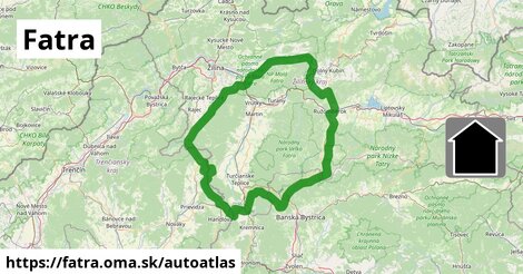 ikona Mapa autoatlas v fatra