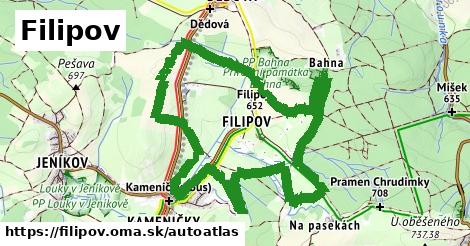 ikona Mapa autoatlas v filipov