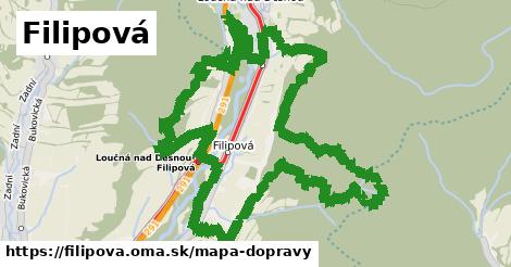 ikona Mapa dopravy mapa-dopravy v filipova