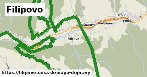 ikona Filipovo: 9,2 km trás mapa-dopravy v filipovo