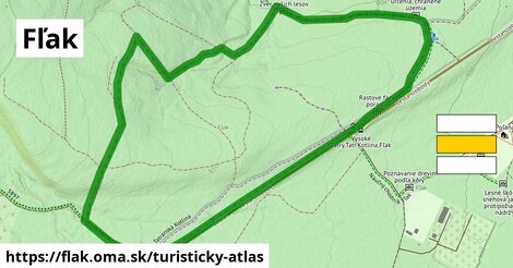 ikona Turistická mapa turisticky-atlas v flak