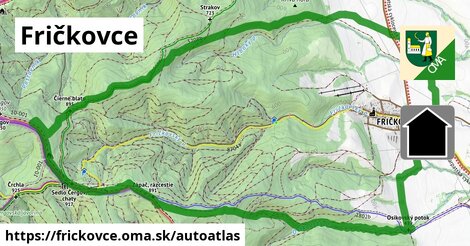 ikona Mapa autoatlas v frickovce