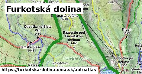 ikona Mapa autoatlas v furkotska-dolina