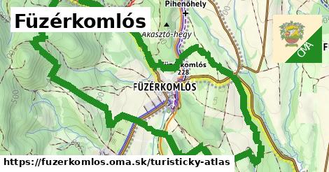 ikona Turistická mapa turisticky-atlas v fuzerkomlos