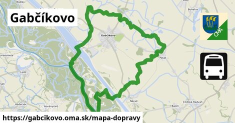 ikona Mapa dopravy mapa-dopravy v gabcikovo