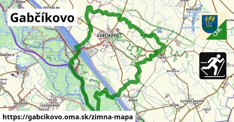 ikona Zimná mapa zimna-mapa v gabcikovo