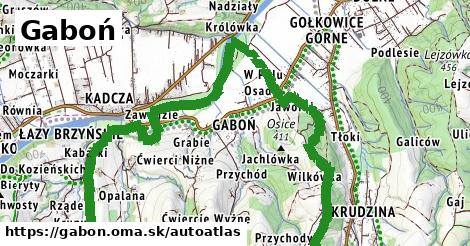 ikona Mapa autoatlas v gabon