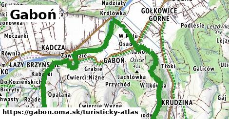 ikona Turistická mapa turisticky-atlas v gabon