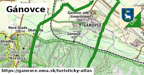 ikona Turistická mapa turisticky-atlas v ganovce