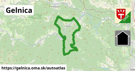 ikona Mapa autoatlas v gelnica