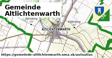 ikona Mapa autoatlas v gemeinde-altlichtenwarth